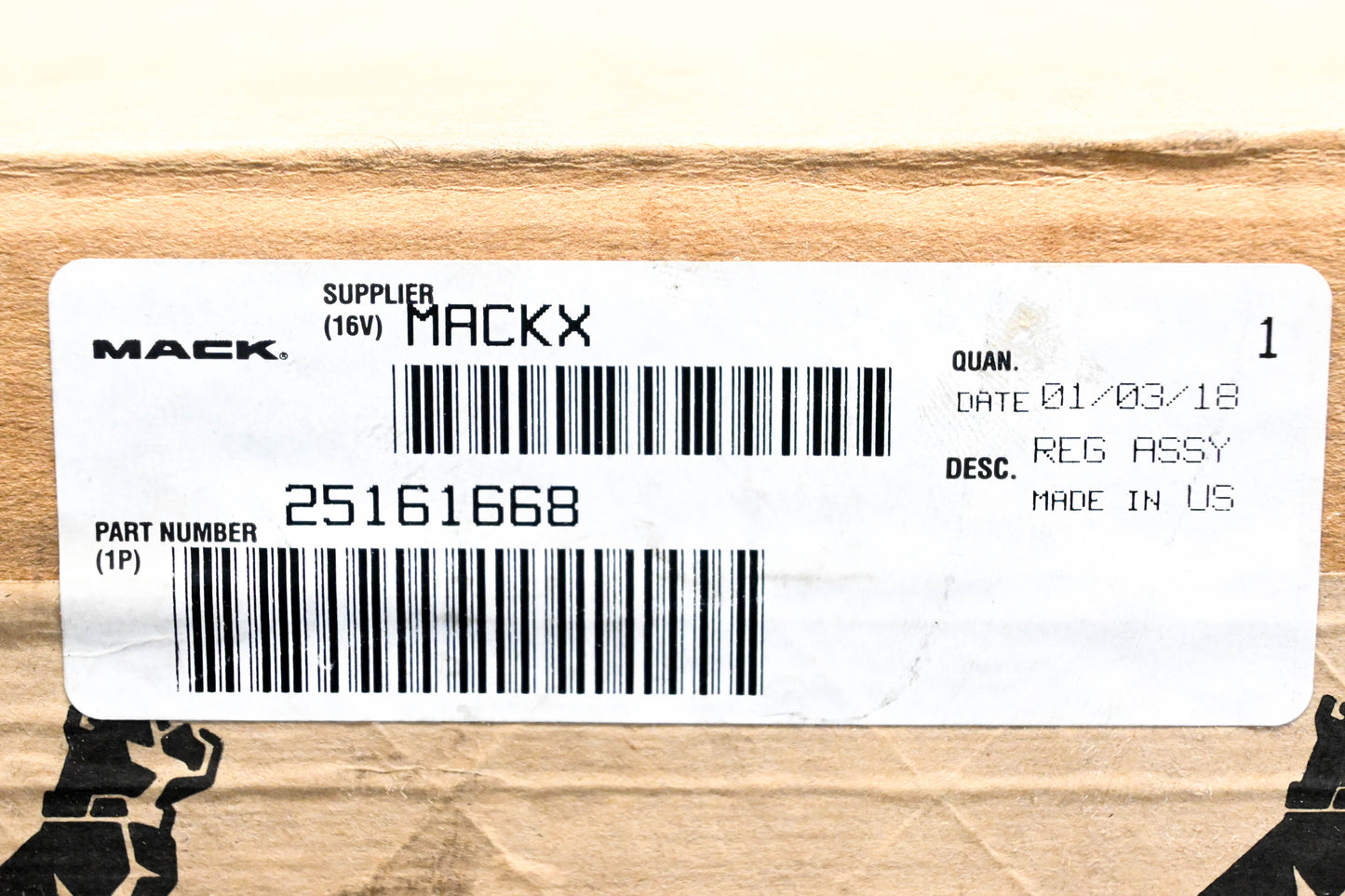 Mack 25161668 Window Regulator NOS