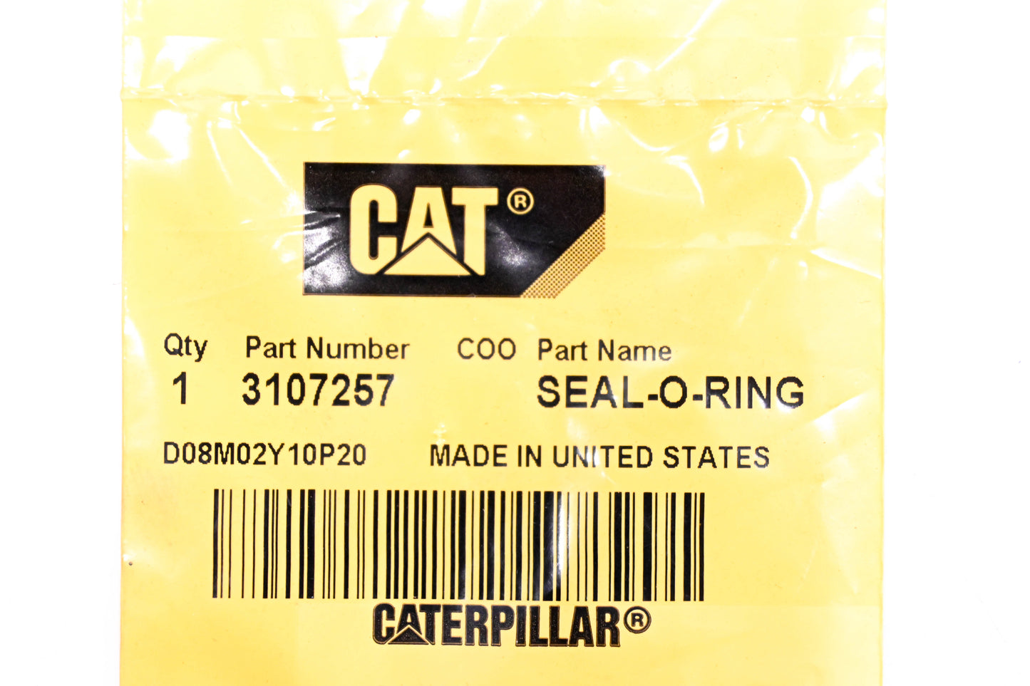 Caterpillar 3107257 O-Ring NOS