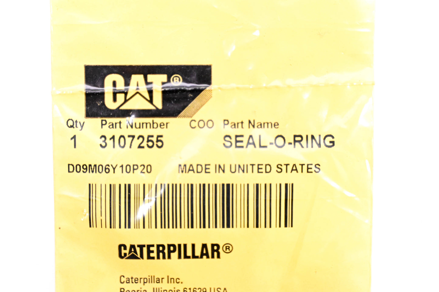 Caterpillar 3107255 O-Ring NOS