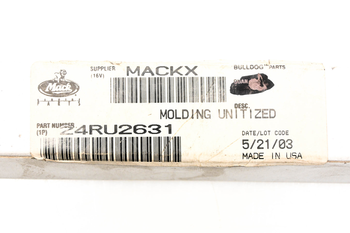 Mack 24RU2631 Chrome Trim Moulding NOS