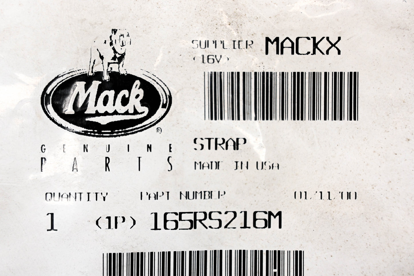 Mack 165RS216M Strap NOS