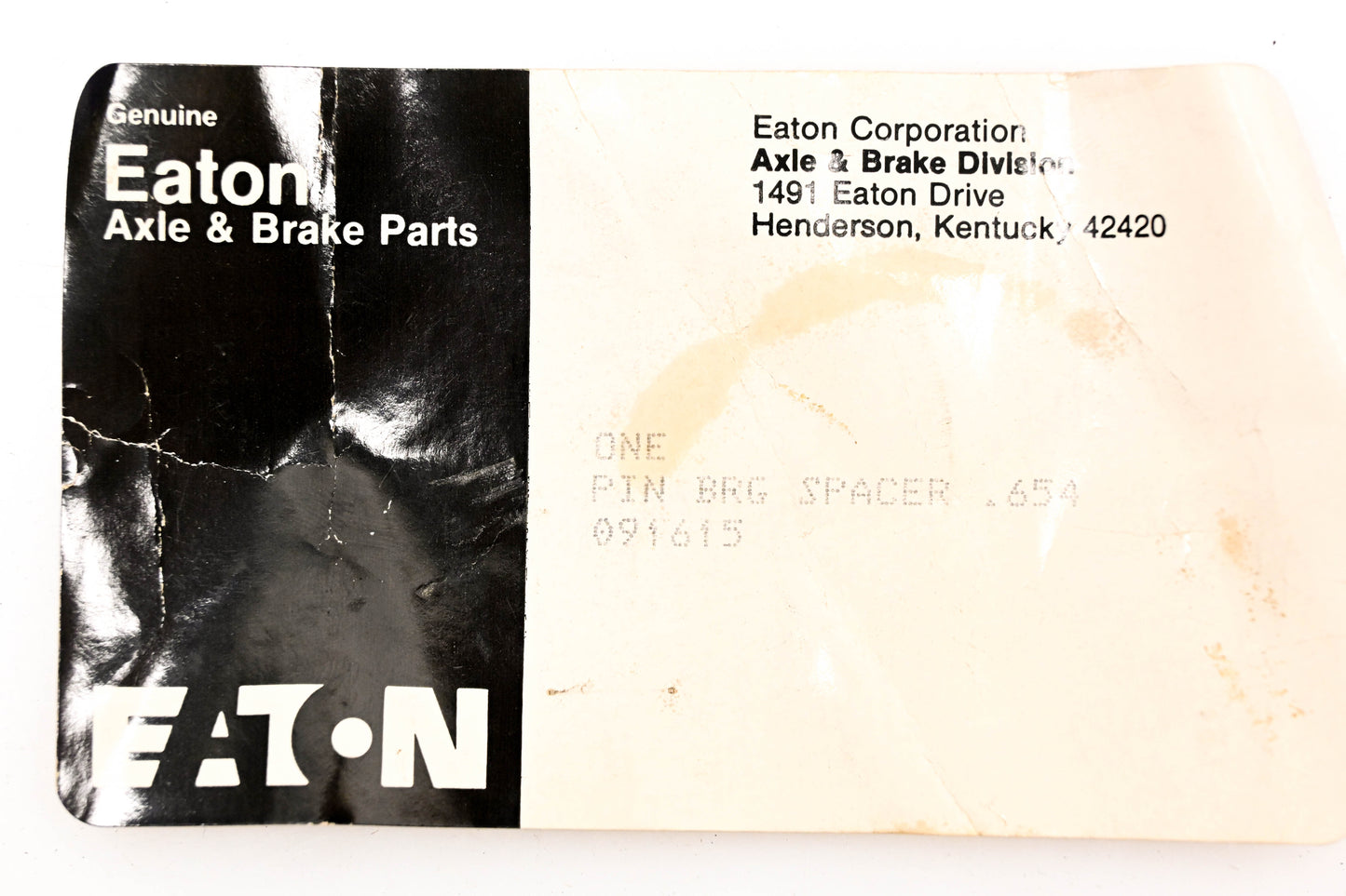 Eaton 91615 Bearing .654 Spacer NOS