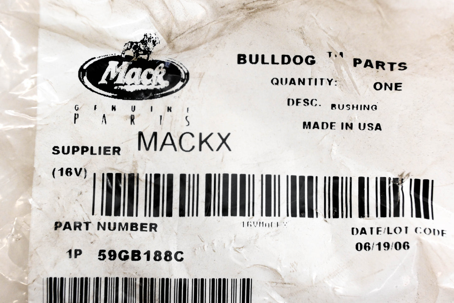 Mack 59GB188CP1 Bushing NOS