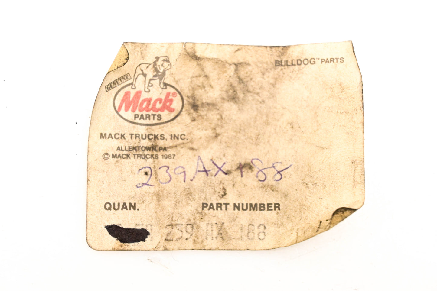 Mack 239AX188 Screws Qty 5 NOS