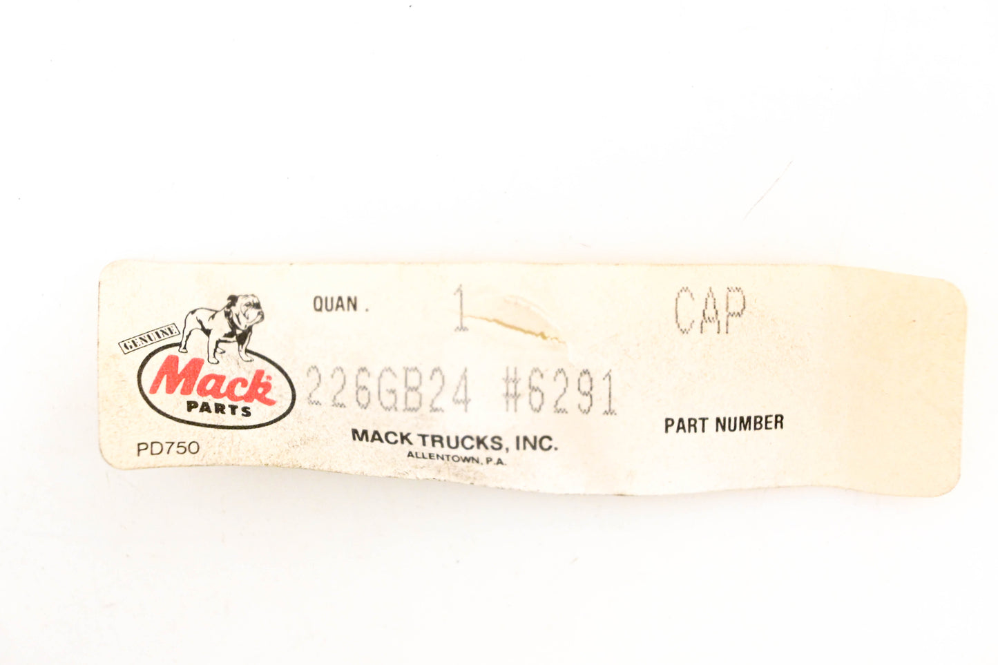Mack 226GB24 Cap NOS