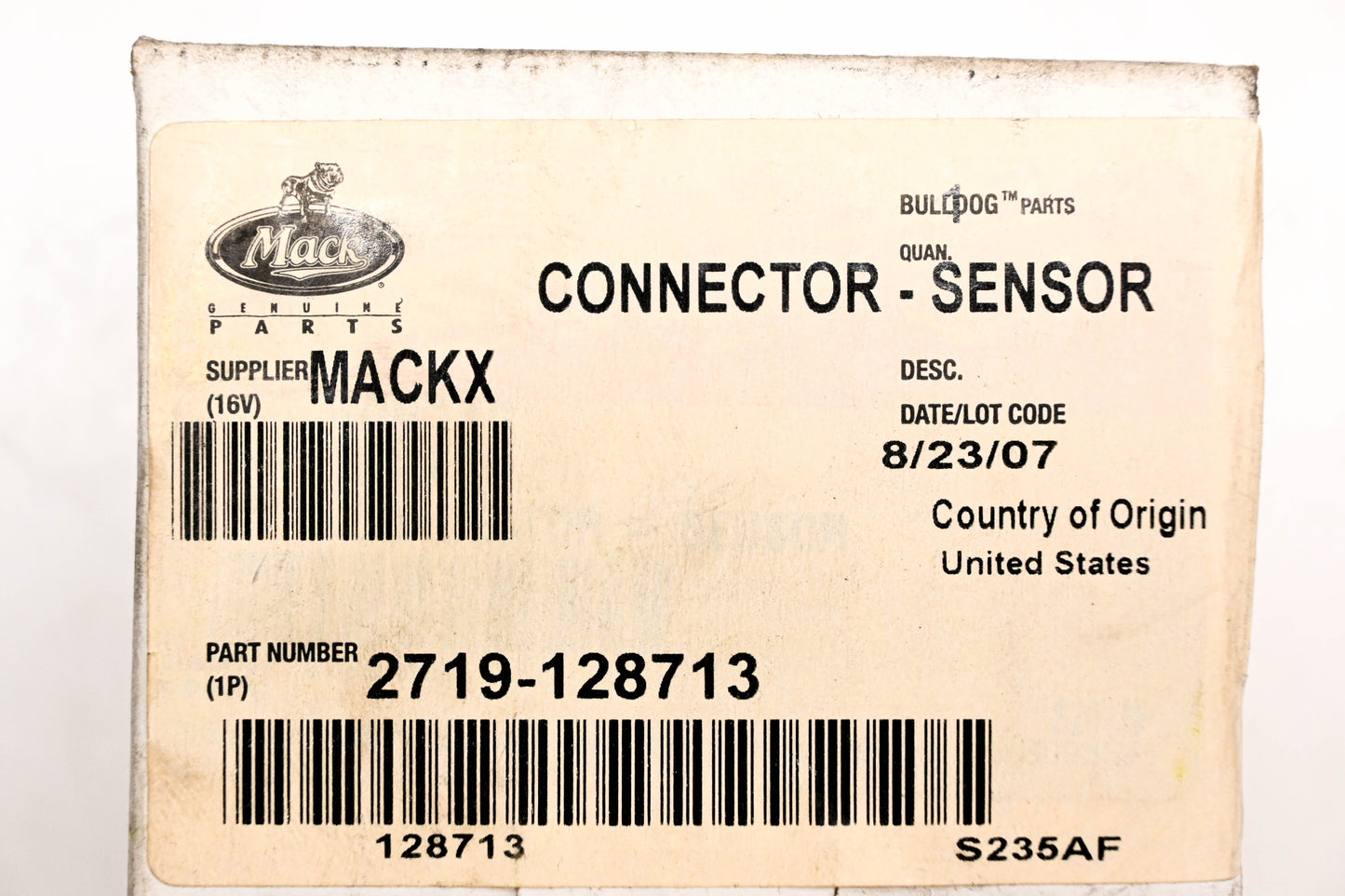 Mack 2719-128713 Dana Sensor NOS