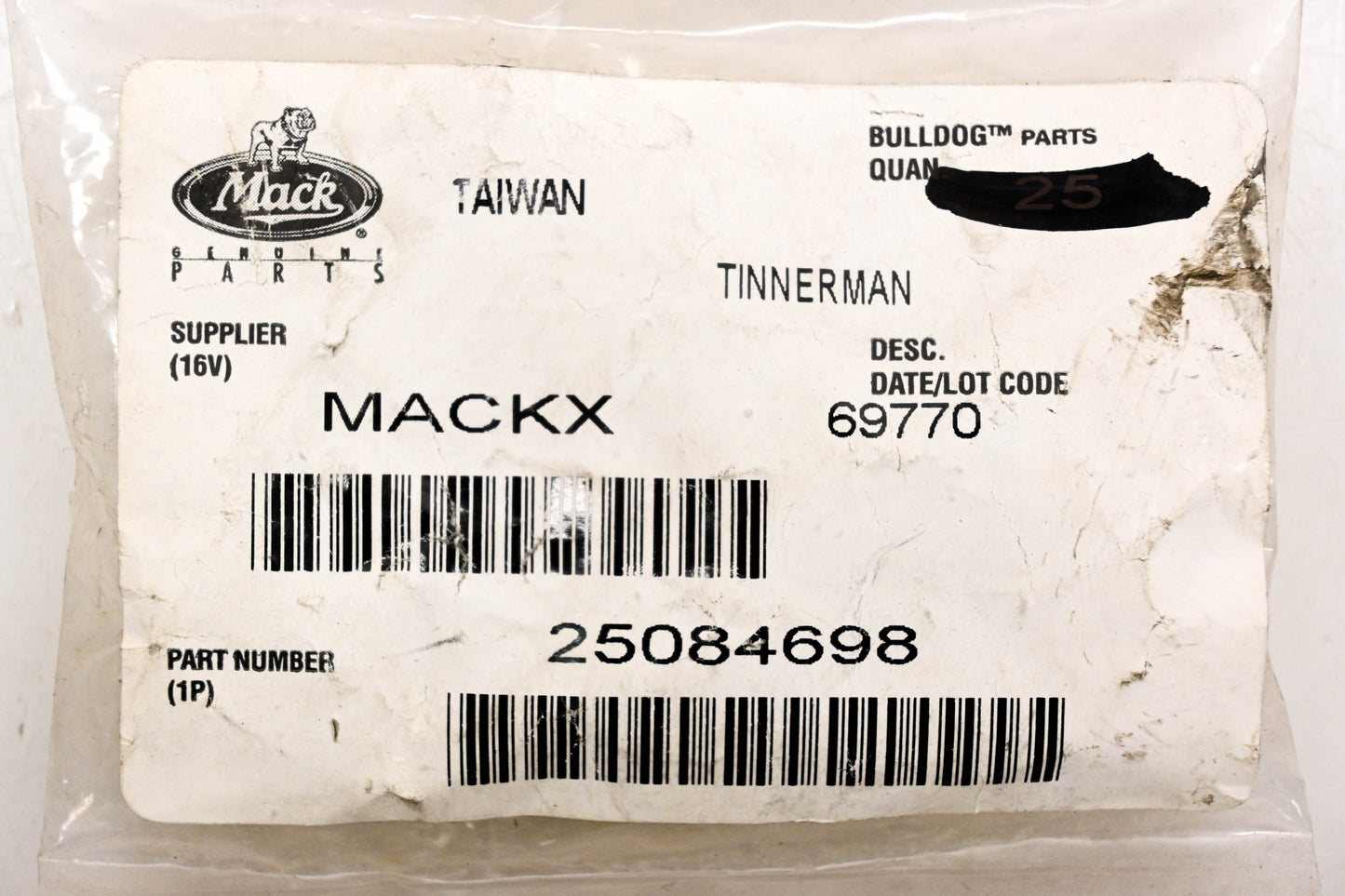 Mack 25084698 Tinnerman Clip Nut NOS