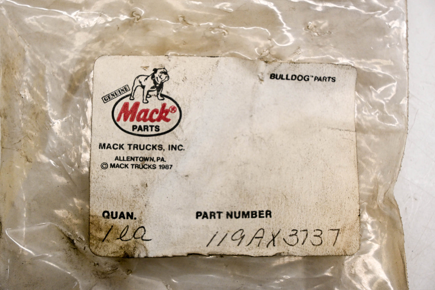 Mack 119AX3737 Adapter Assembly NOS