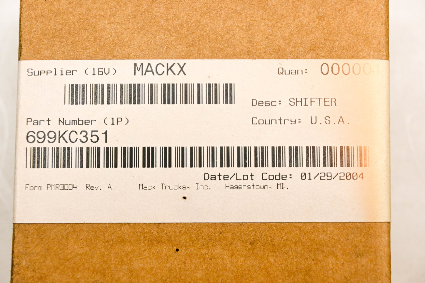 Mack 699KC351 Shifter NOS