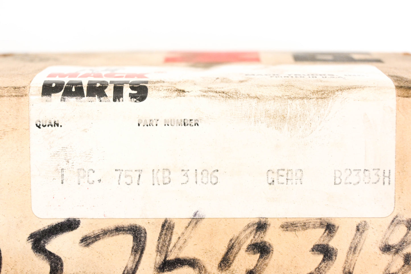 Mack 757KB3186 Gear NOS