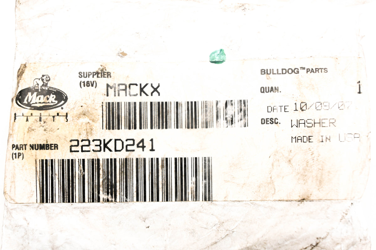 Mack 223KD241 Washer NOS