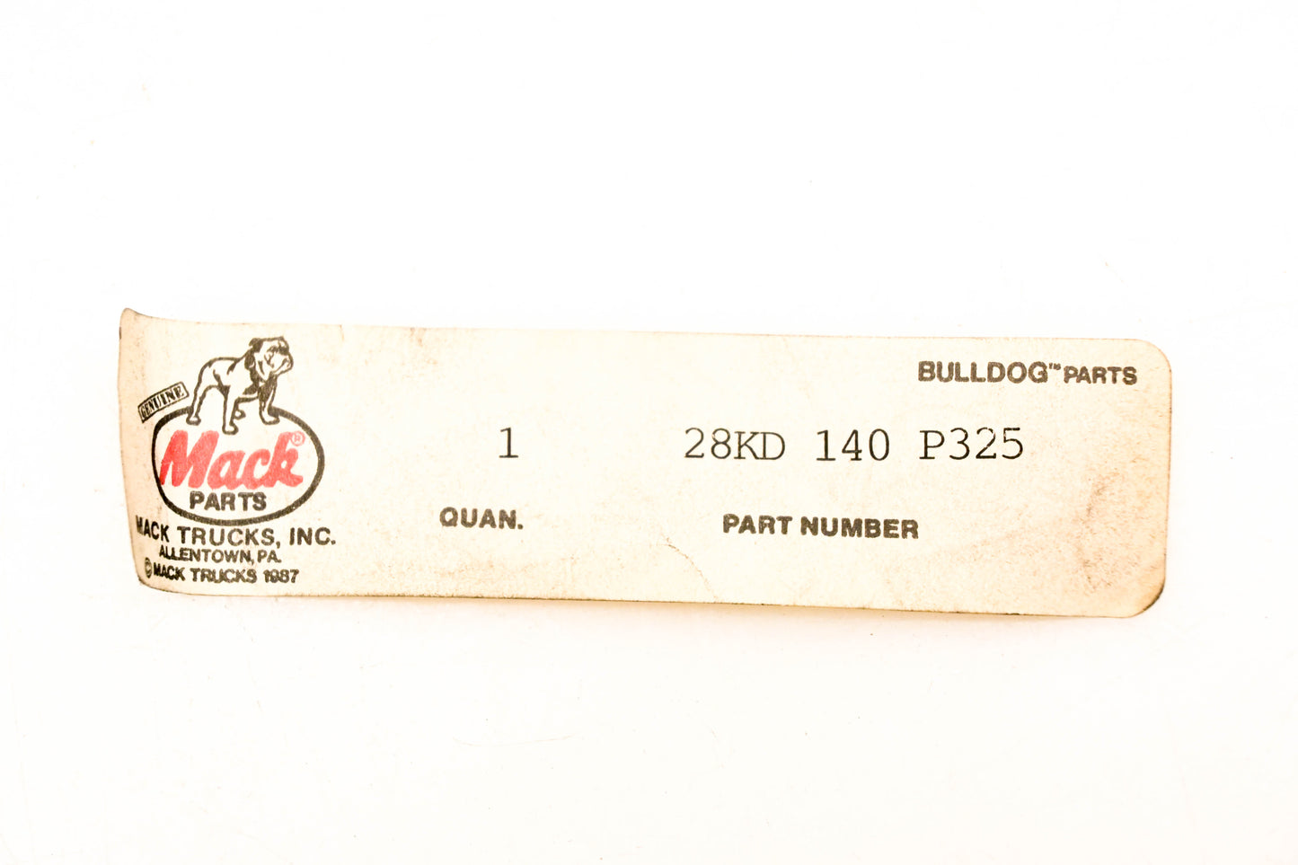 Mack 28KD140P325 Spacer NOS