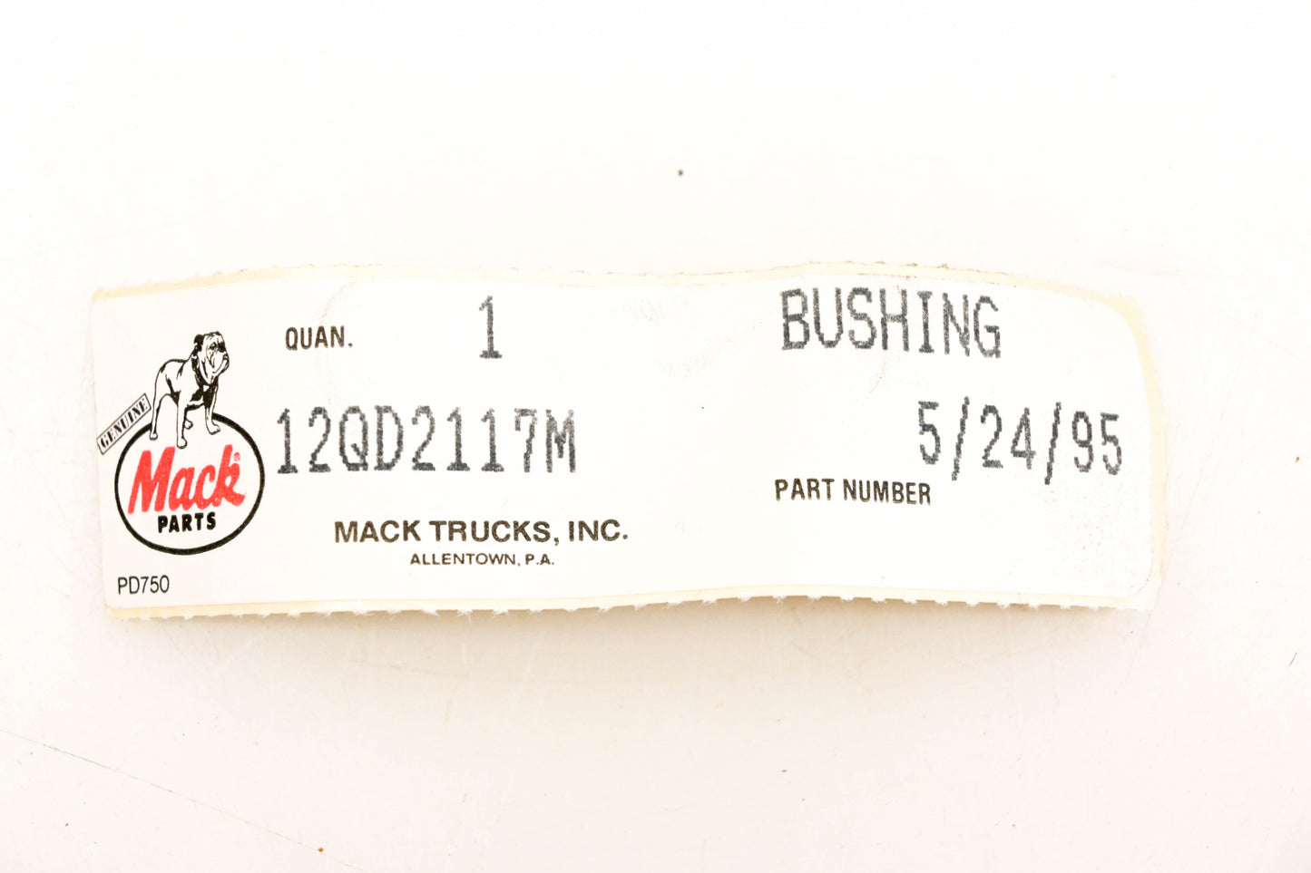 Mack 12QD2117M Bushing NOS