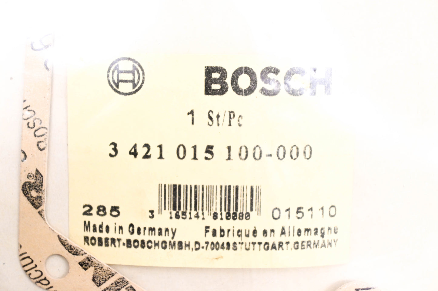 Bosch 3421015100-000, 3-421-015-100-000 Gasket NOS