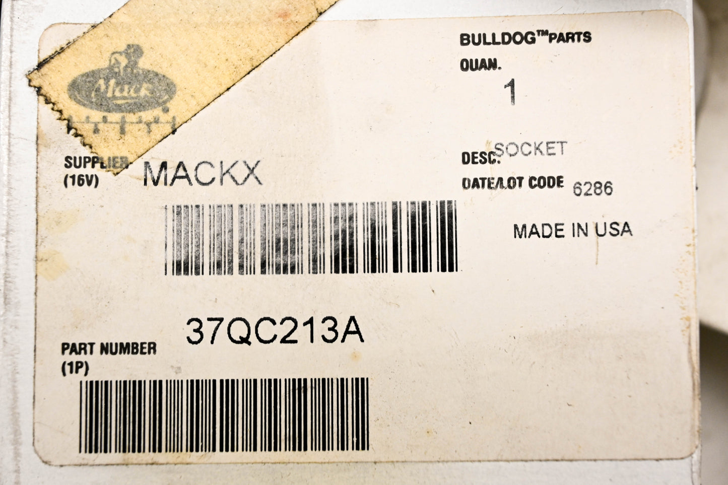 Mack 37QC213A Ball Joint Socket End Assembly NOS