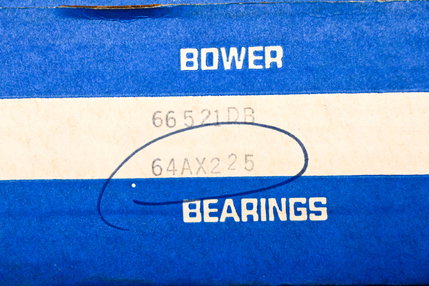 Mack 64AX225, 66521DB Bower Bearing Cup NOS