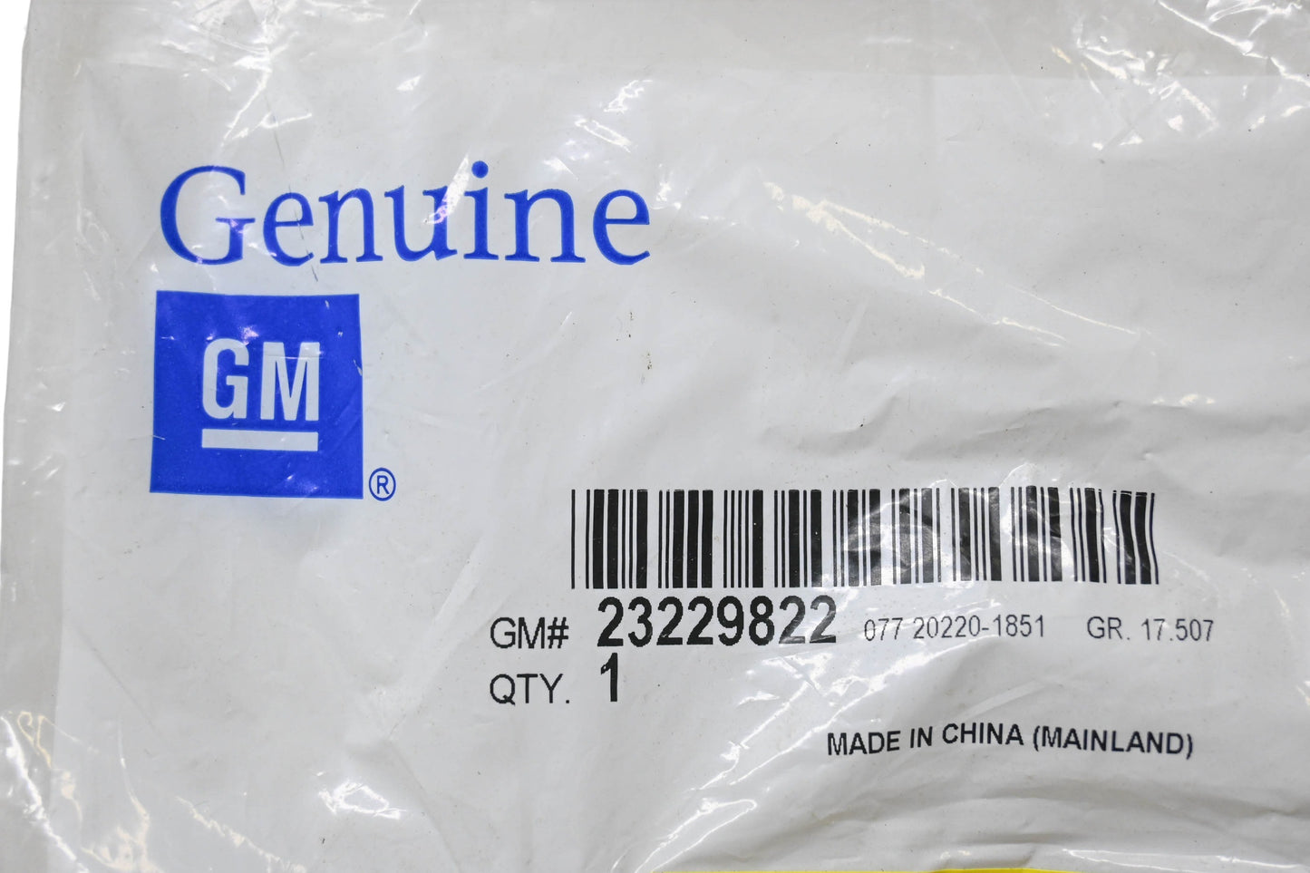 GM 23229822, 2322-9822 Name Plate Emblem HD NOS
