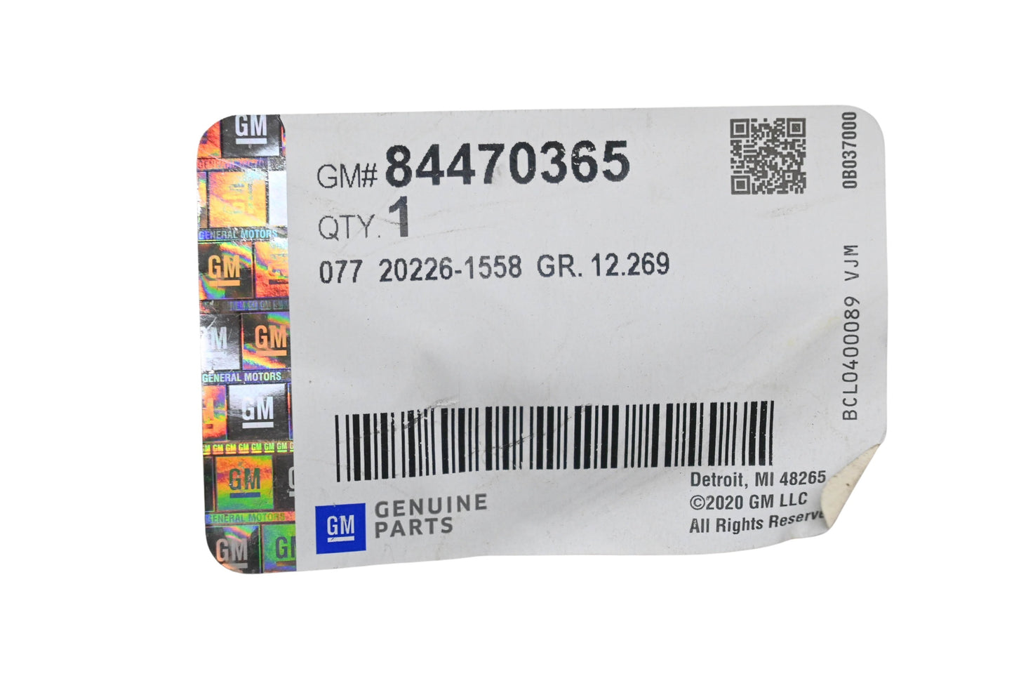 GM 84470365 Liftgate Seal NOS