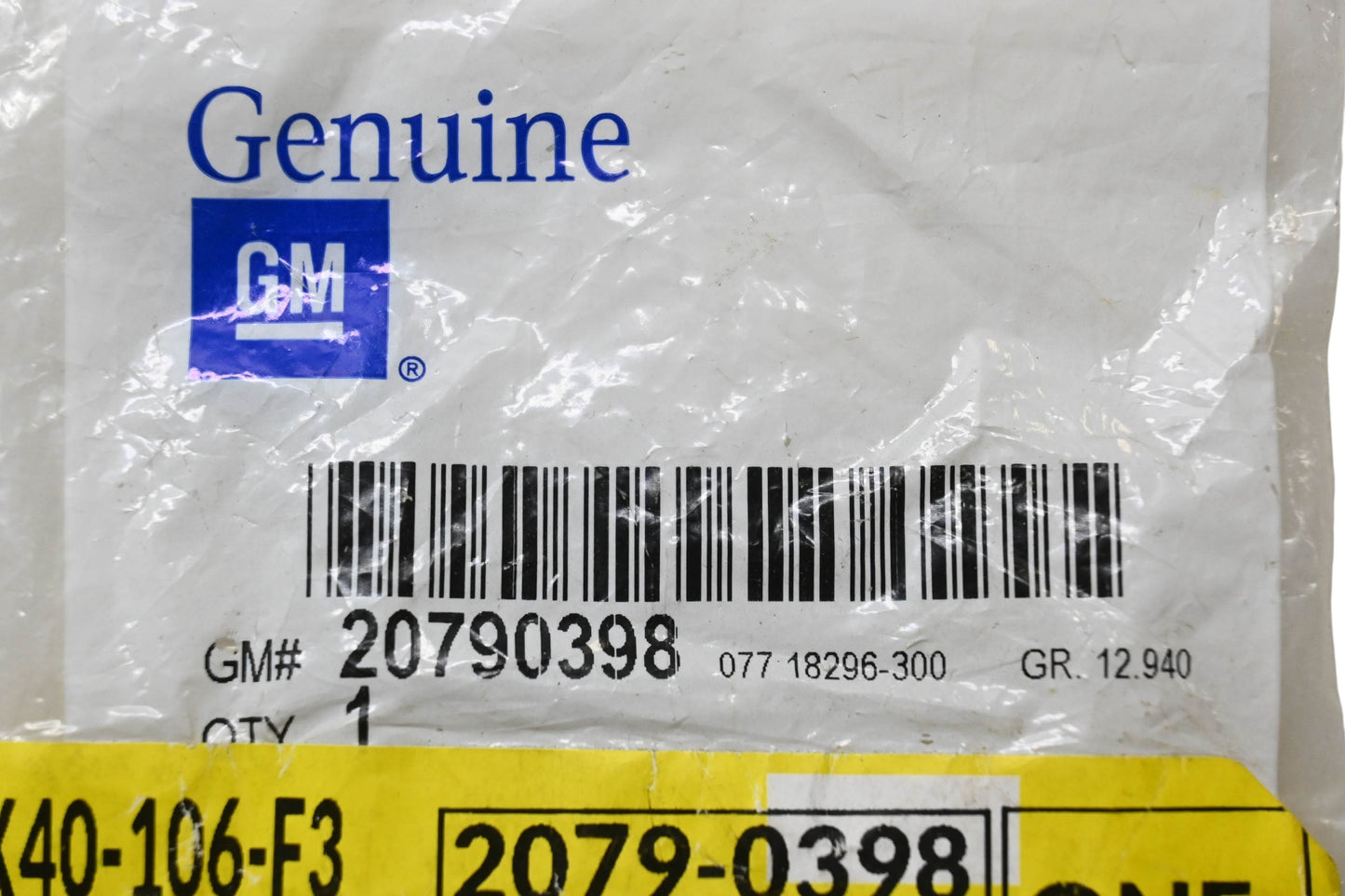 GM 20790398 Outer Panel Protector NOS