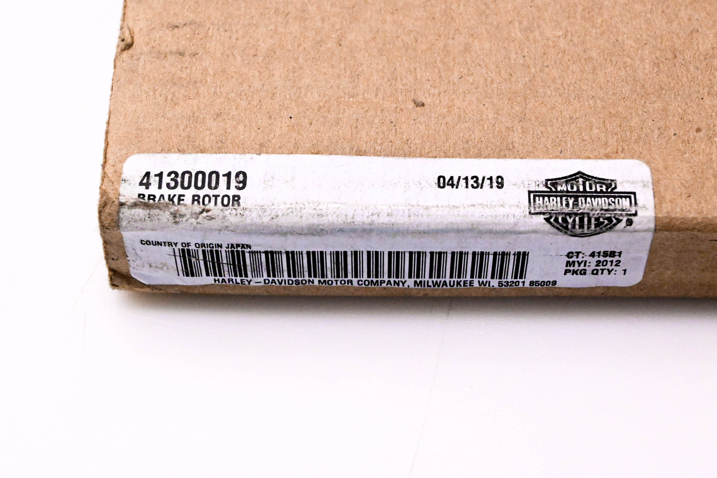 New OEM Harley-Davidson 41300019 Brake Rotor NOS