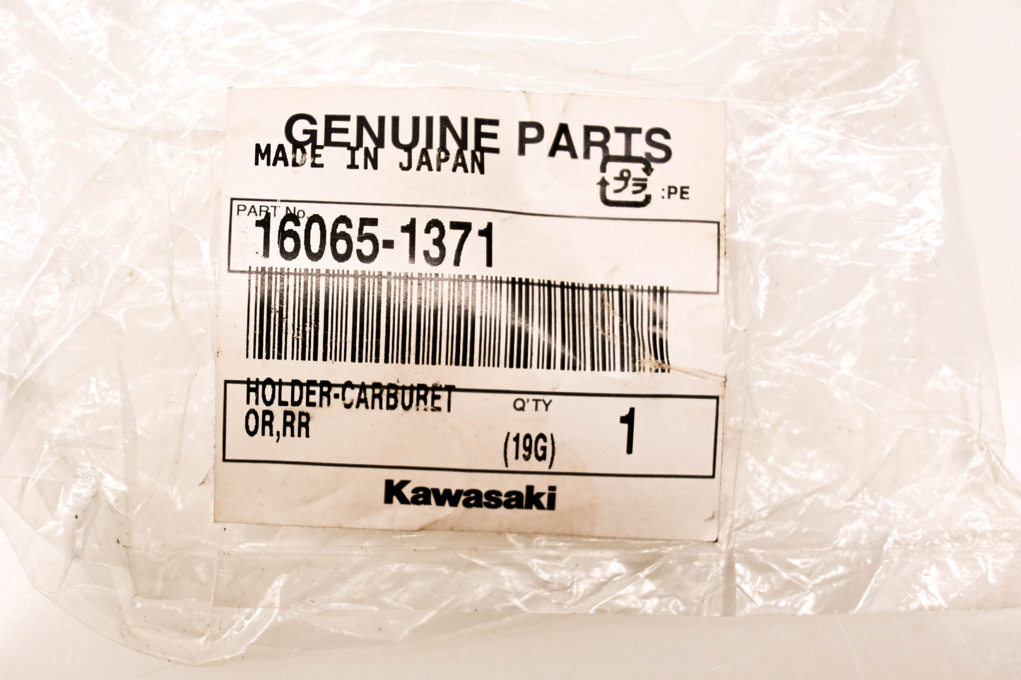 New OEM Kawasaki 16065-1371 Carburetor Holder NOS