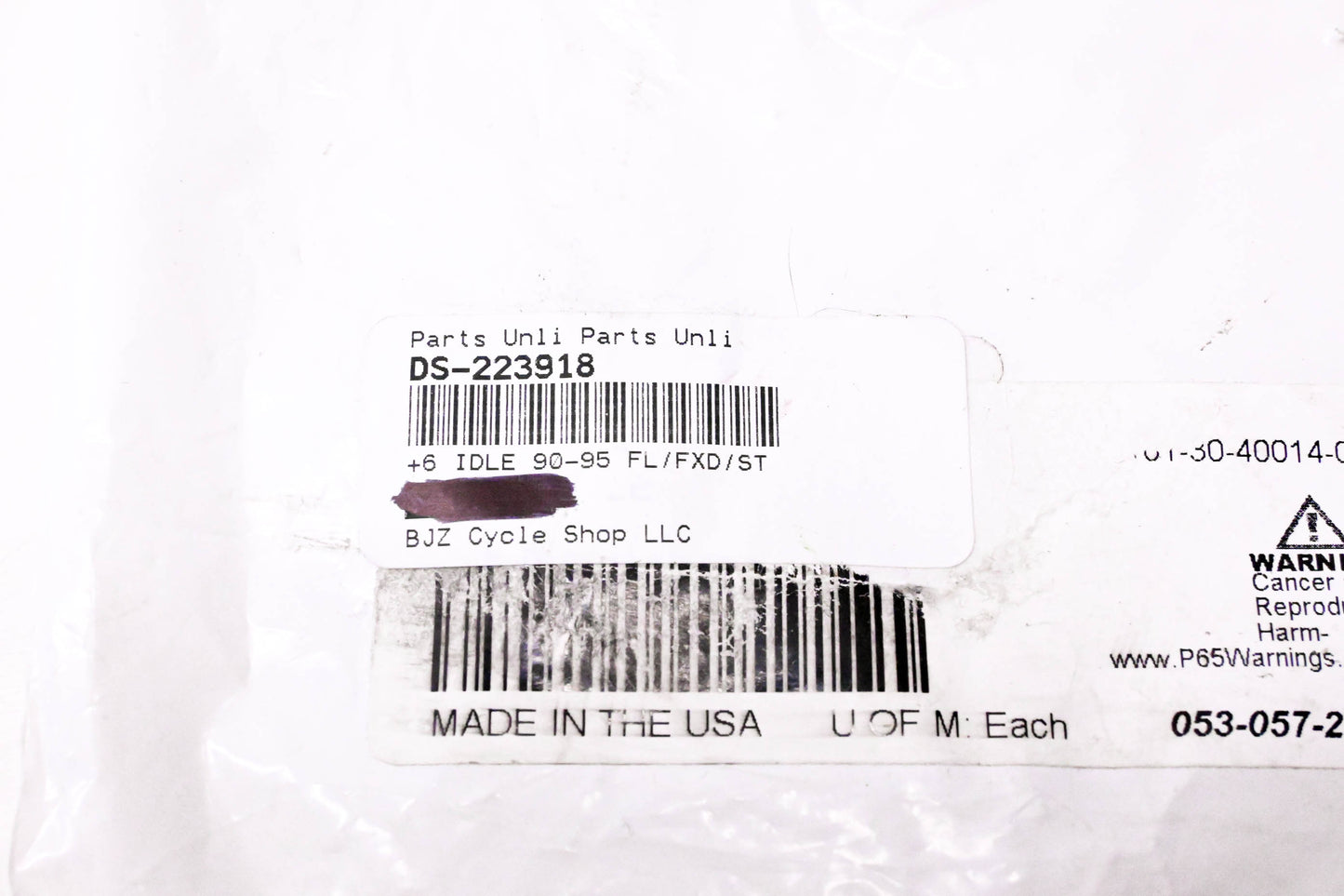 Barnett DS-223918 Idle Cable NOS