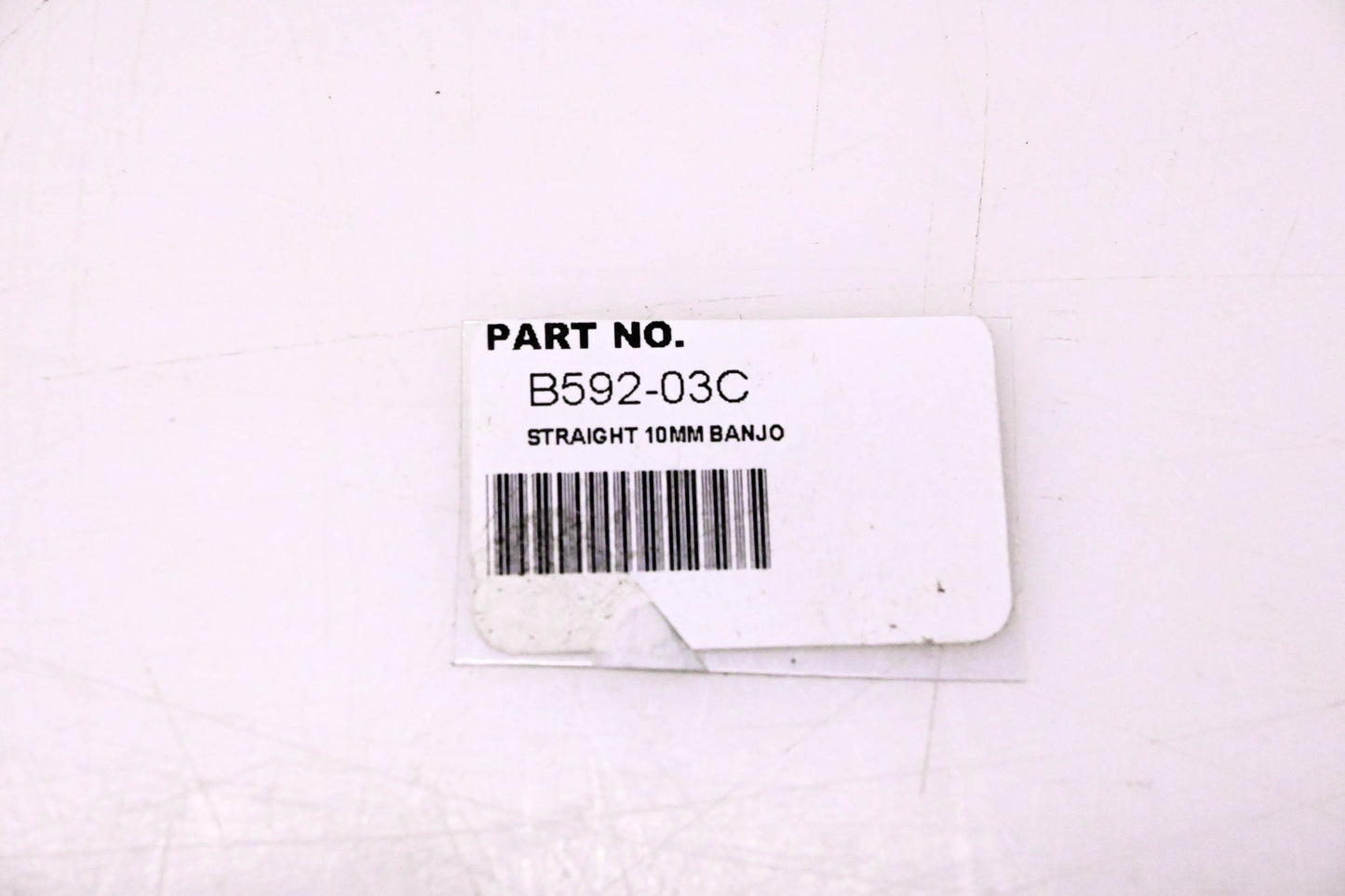 Goodridge B592-03C Straight 10mm Banjo NOS