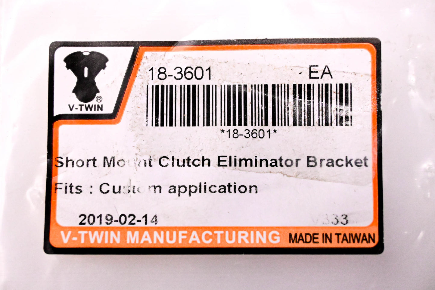V-Twin 18-3601 Short Mount Clutch Eliminator Bracket NOS