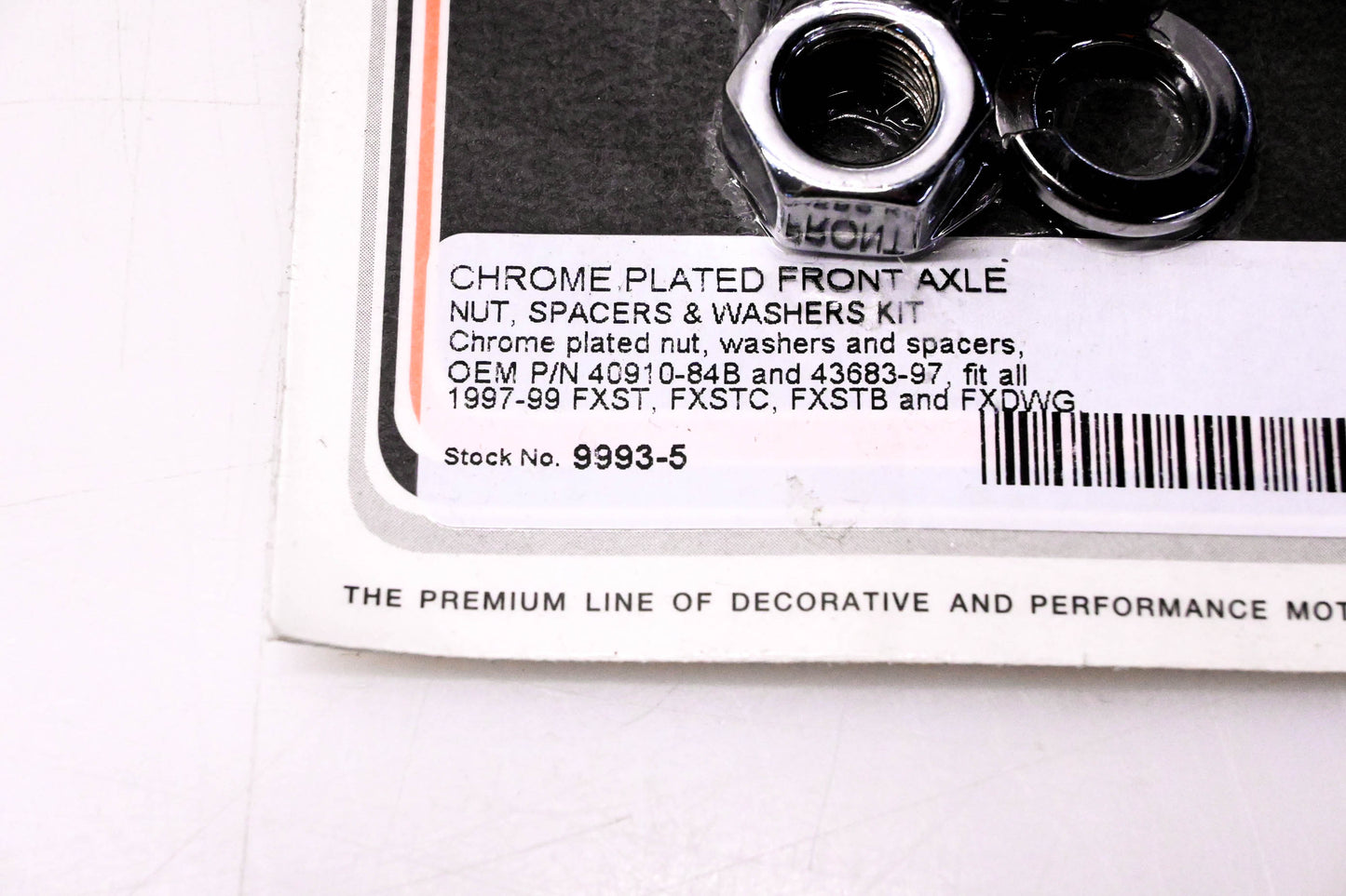 Colony 9993-5, 40910-84B, 43683-97 Front Axle Nut Spacer & Washer Kit NOS
