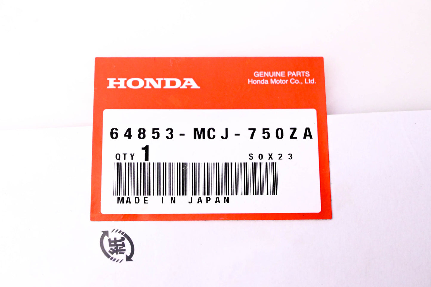New OEM Honda 64853-MCJ-750ZA Racing Stripe NOS