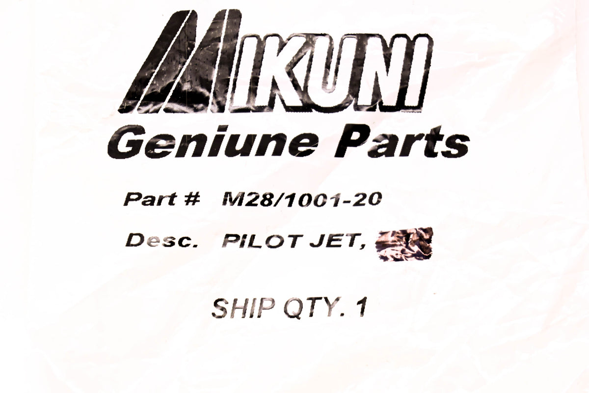 Mikuni M28/1001-20, 144-2320 Pilot Jet NOS