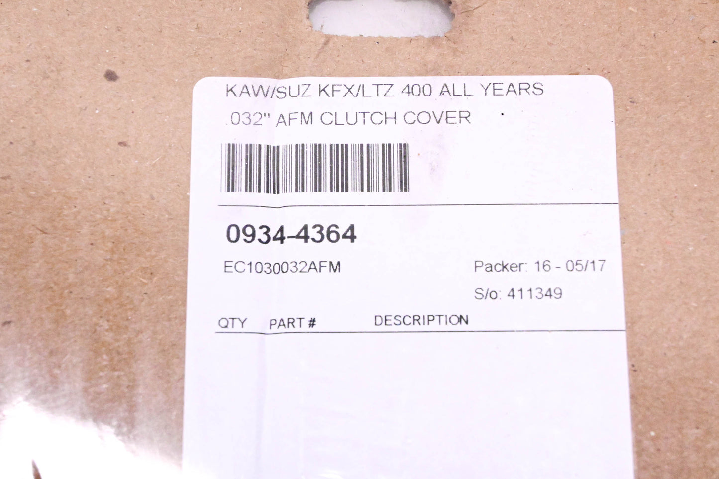 Cometic 0934-4364 Clutch Cover Gasket NOS