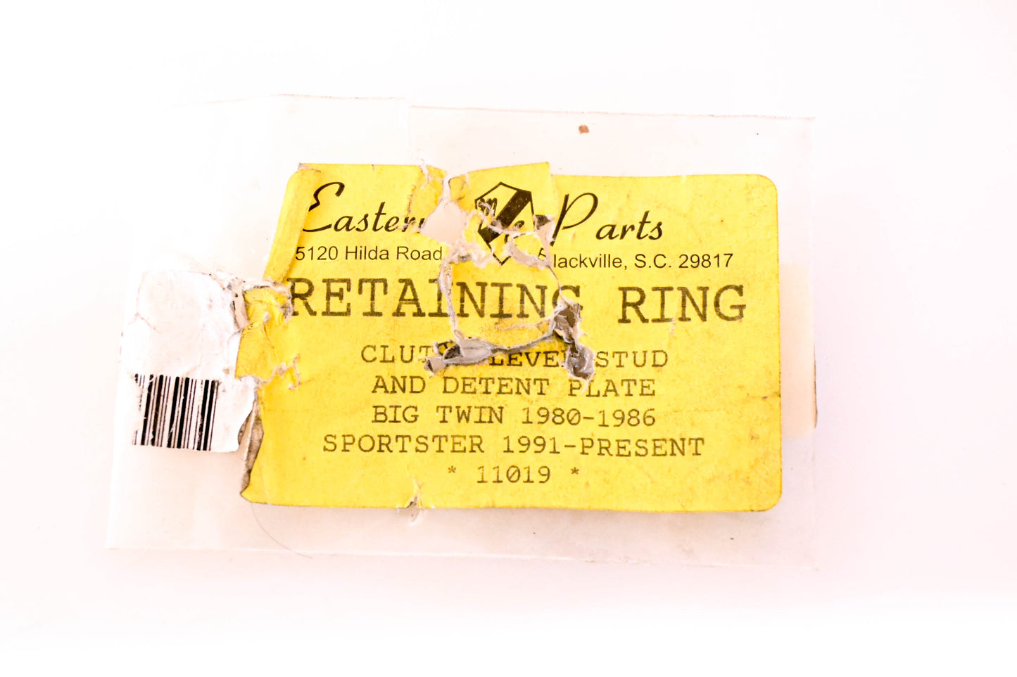 Eastern Parts 11019, DS-188013 Retaining Ring NOS
