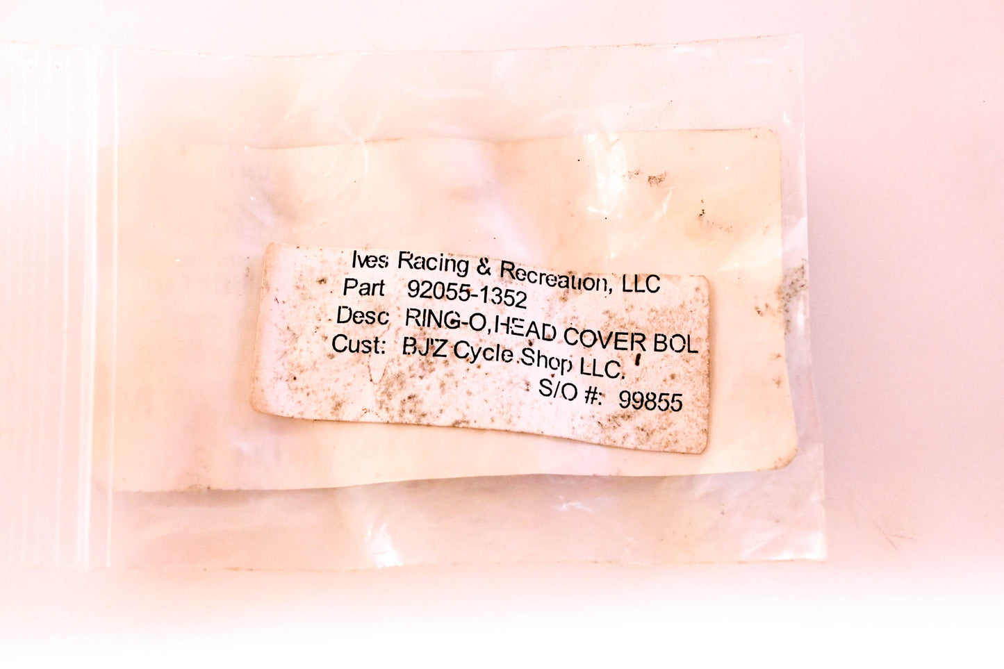 New OEM Kawasaki 92055-1352 Seal Head Cover Bolt O-Ring NOS