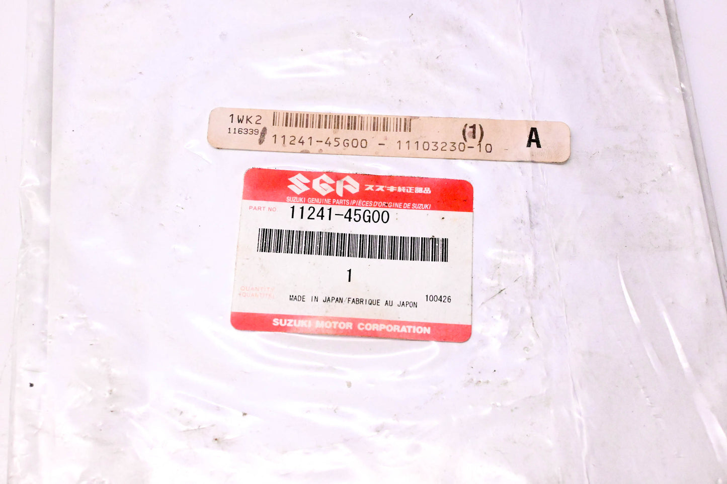 New OEM Suzuki 11241-45G00 Cylinder Base Gasket NOS