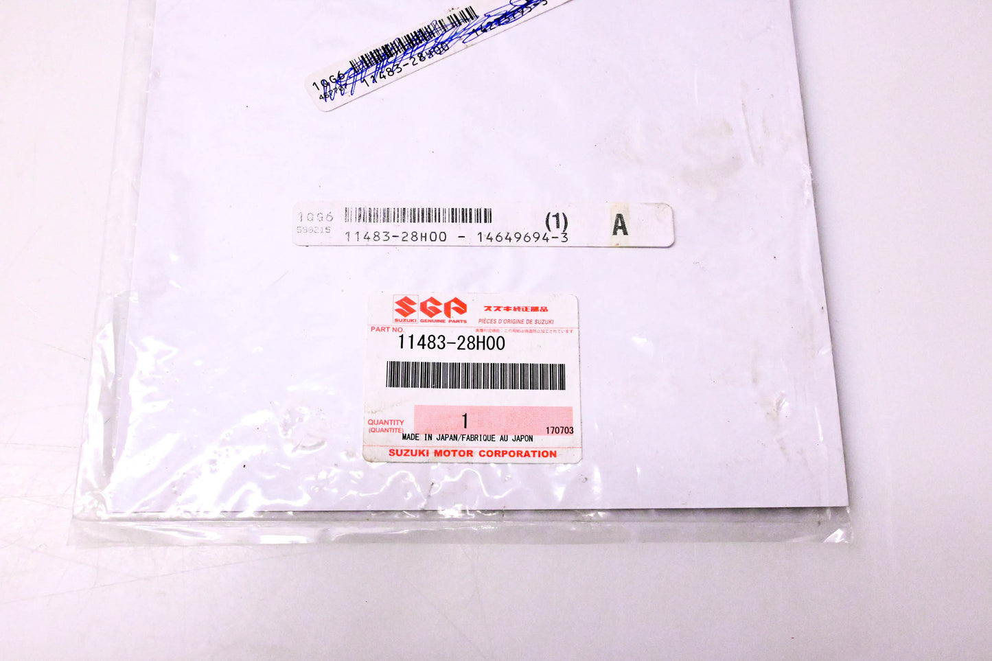 New OEM Suzuki 11483-28H00 Left Crankcase Cover Gasket NOS
