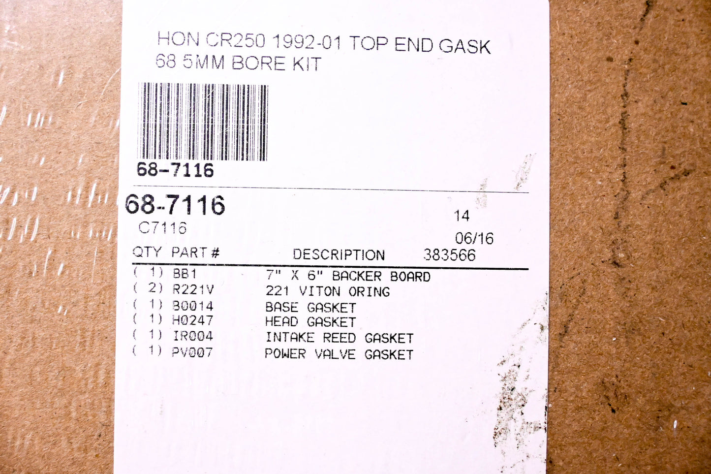 Cometic 68-7116, C7116 Gasket Kit NOS