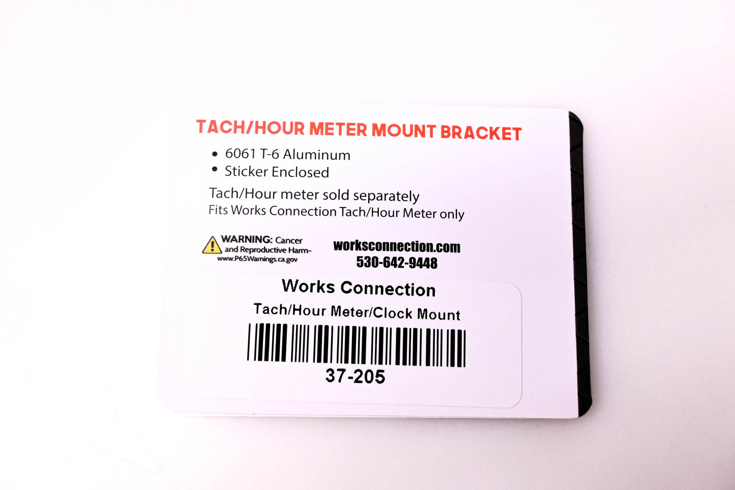 Works Connection 37-205 Tach/Hour Meter Mount Bracket NOS