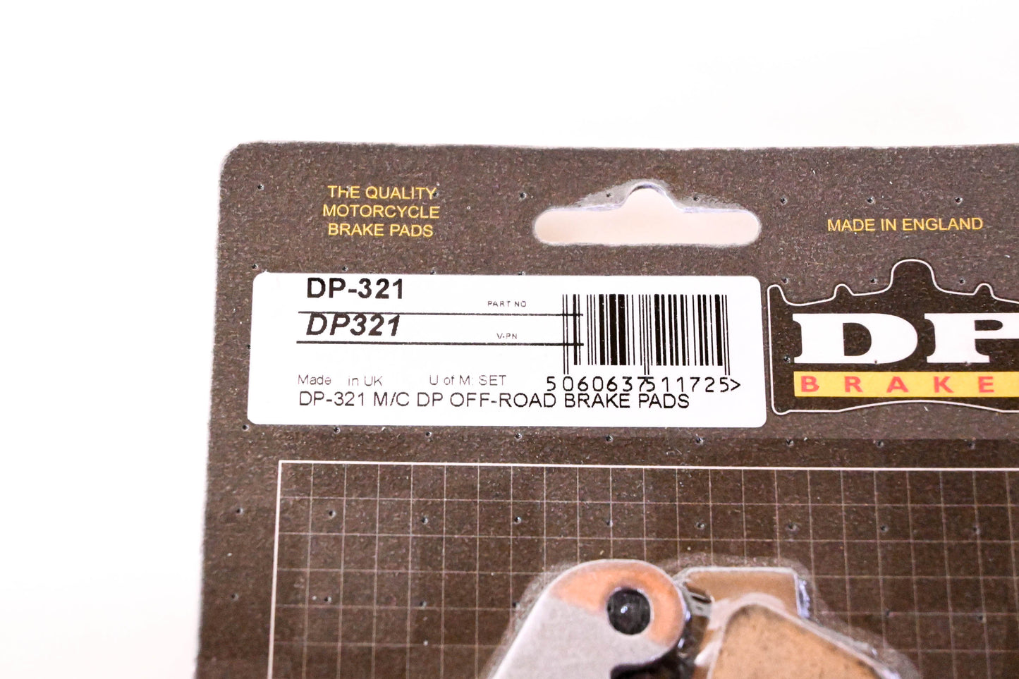 DP Brakes DP-321 Off Road Brake Pad Kit NOS