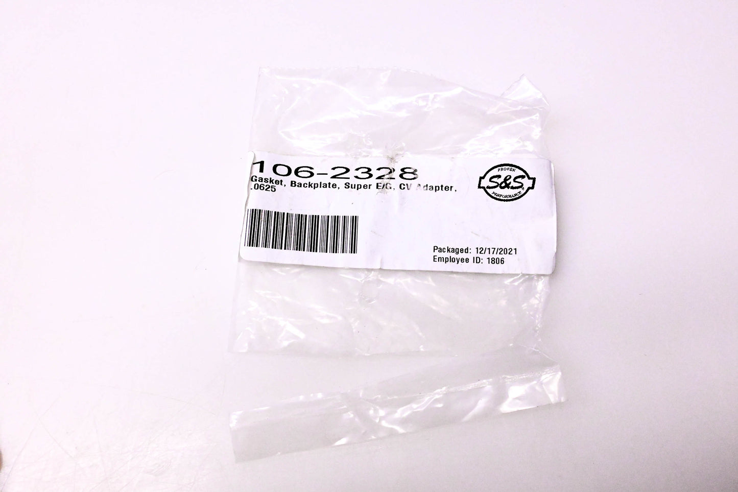 S&S 106-2328, 0934-4760 Backplate Gasket NOS