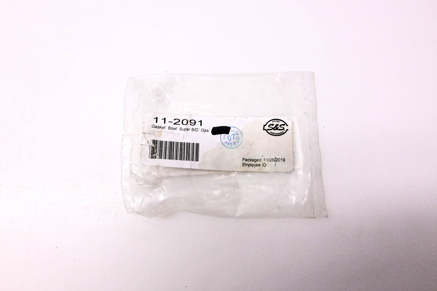 S&S 11-2091, 112091 Carburetor Float Bowl Gasket NOS