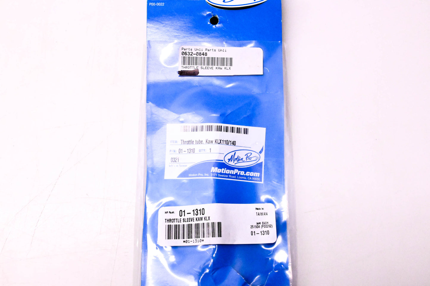 Motion Pro 01-1310, 251904 Throttle Tube NOS