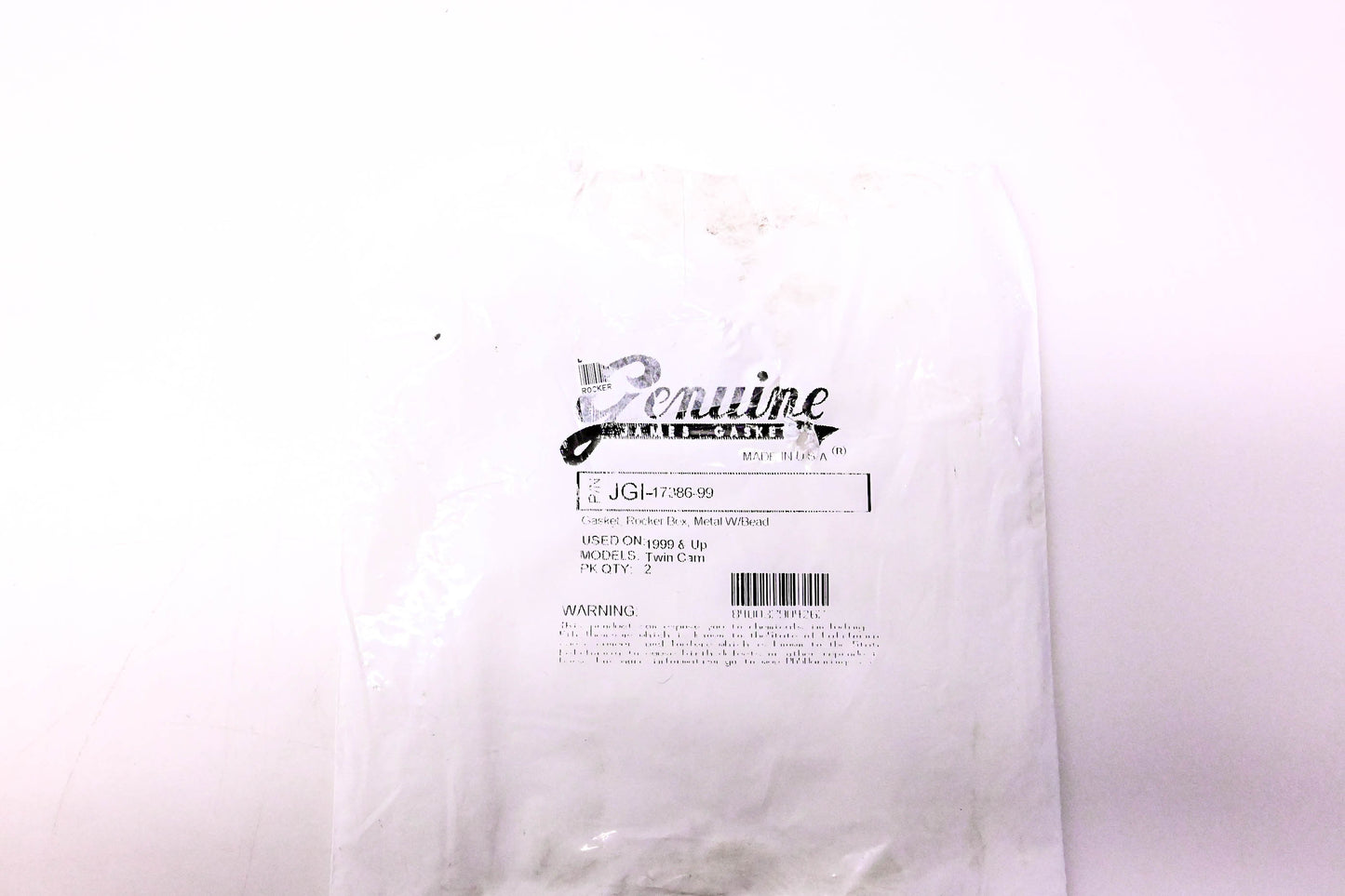 James Gasket JGI-17386-99 Rocker Box Gaskets Qty 2 NOS