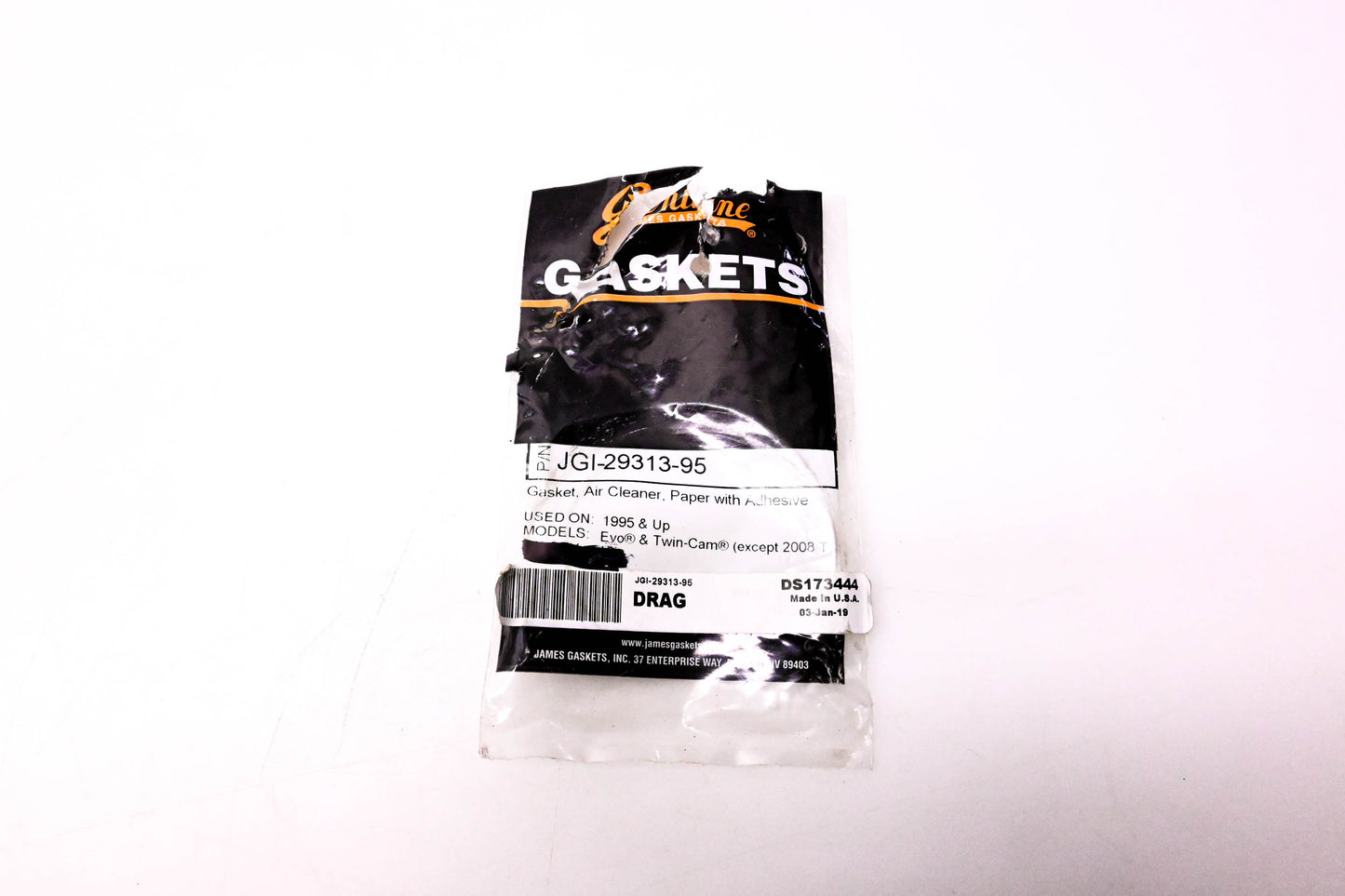 James Gasket Jgi-29313-95, DS173444 Air Cleaner Gasket, Paper & Adhesive NOS