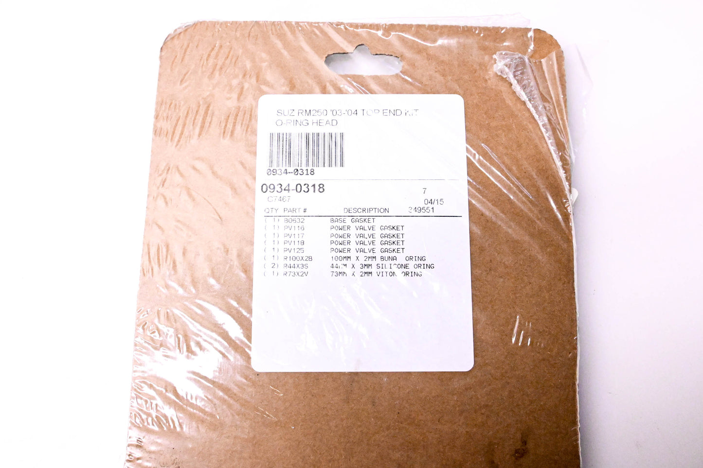 Cometic 0934-0318 Gasket Kit NOS
