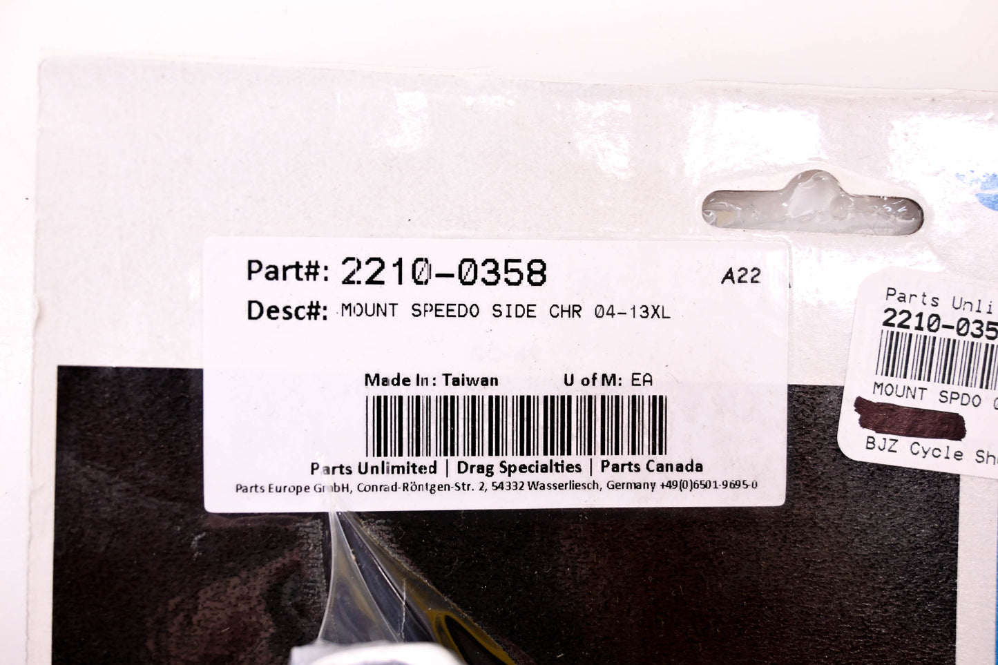 Drag Specialties 2210-0358 Speedometer Relocation Bracket NOS