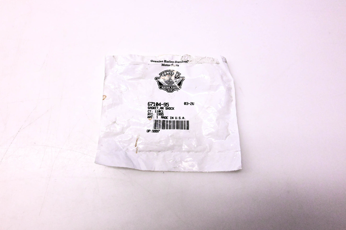 New OEM Harley-Davidson 67104-95 Rear Gauge Cushion NOS