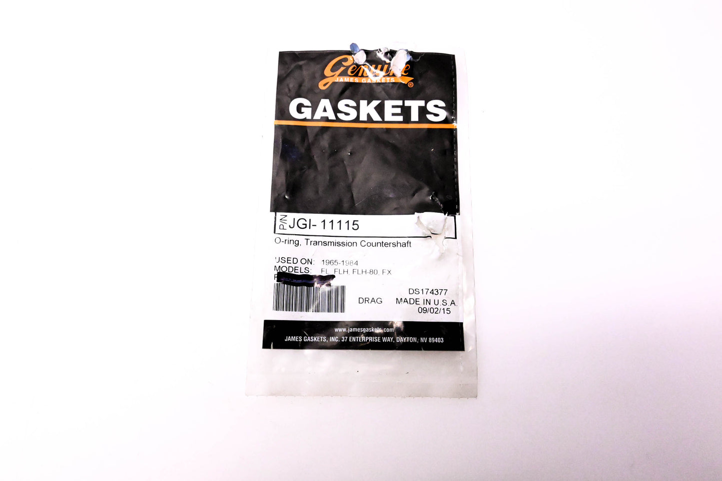 James Gasket JGI-11115 Transmission Countershaft O-Ring NOS