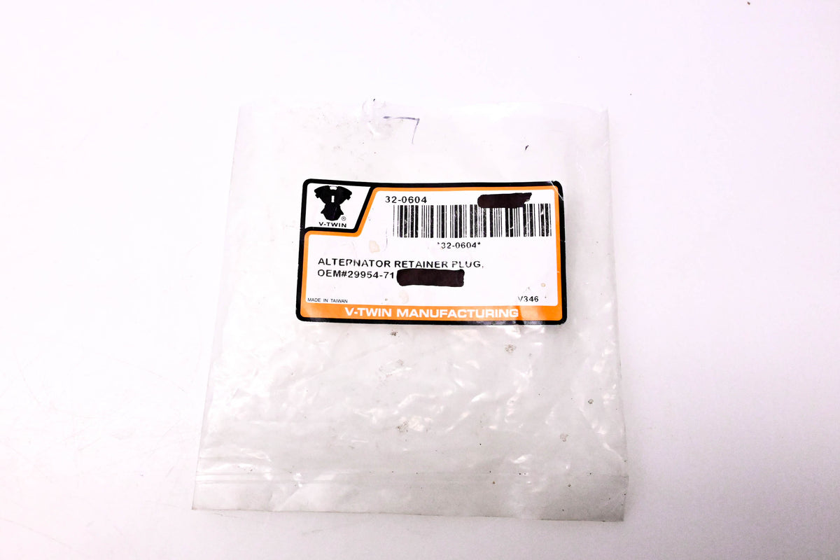 V-Twin 32-0604, 29954-71 Alternator Retainer Plug NOS