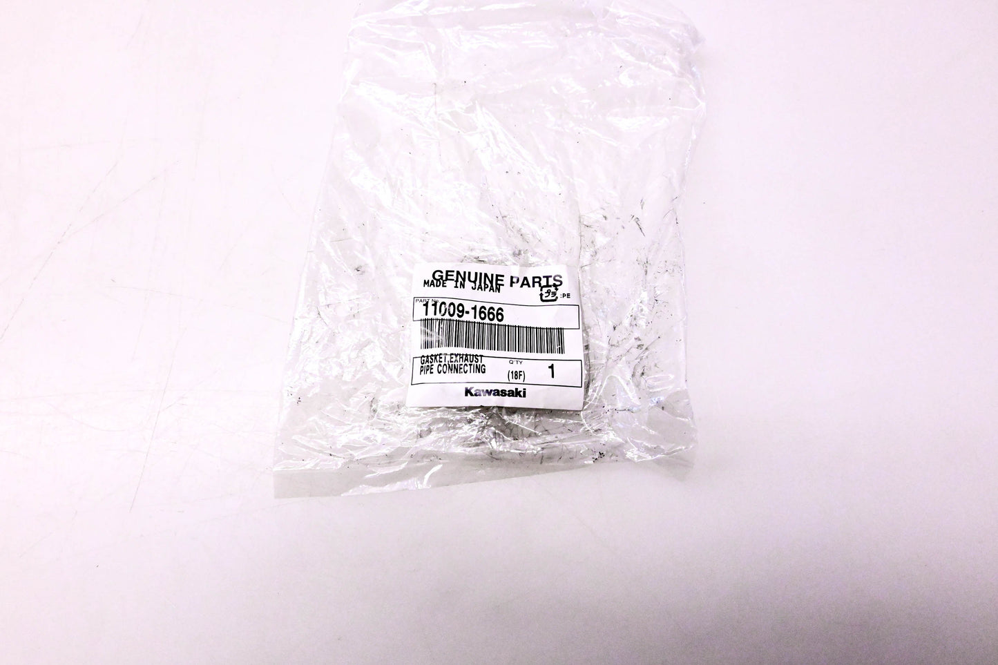New OEM Kawasaki 11009-1666 Exhaust Pipe Connecting Gasket NOS